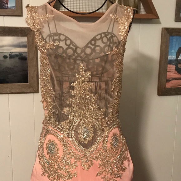 Zoey Grey Dusty Rose prom dress sz 2 - Picture 2 of 8
